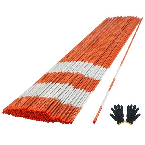 fiberglass stakes snow|Fiberglass Snow Markers .